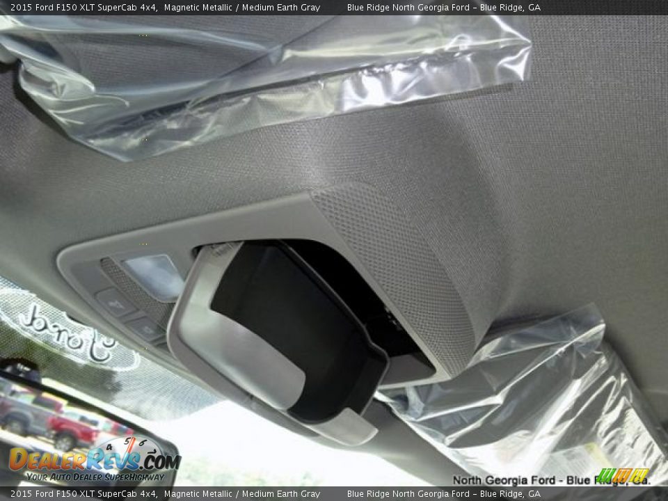 2015 Ford F150 XLT SuperCab 4x4 Magnetic Metallic / Medium Earth Gray Photo #25