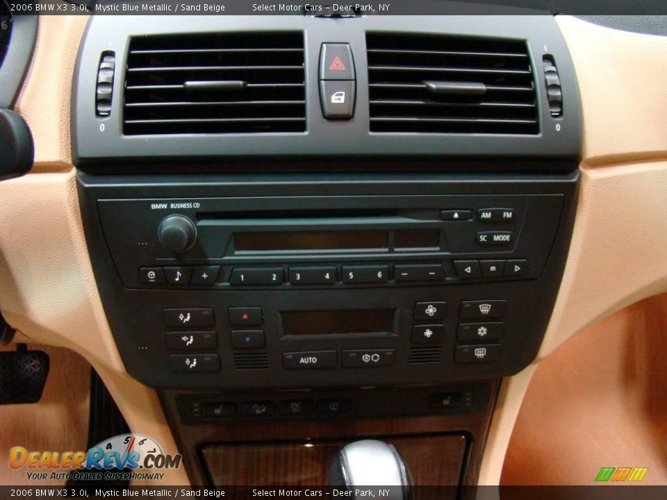 2006 BMW X3 3.0i Mystic Blue Metallic / Sand Beige Photo #11
