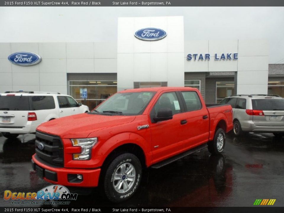 2015 Ford F150 XLT SuperCrew 4x4 Race Red / Black Photo #1