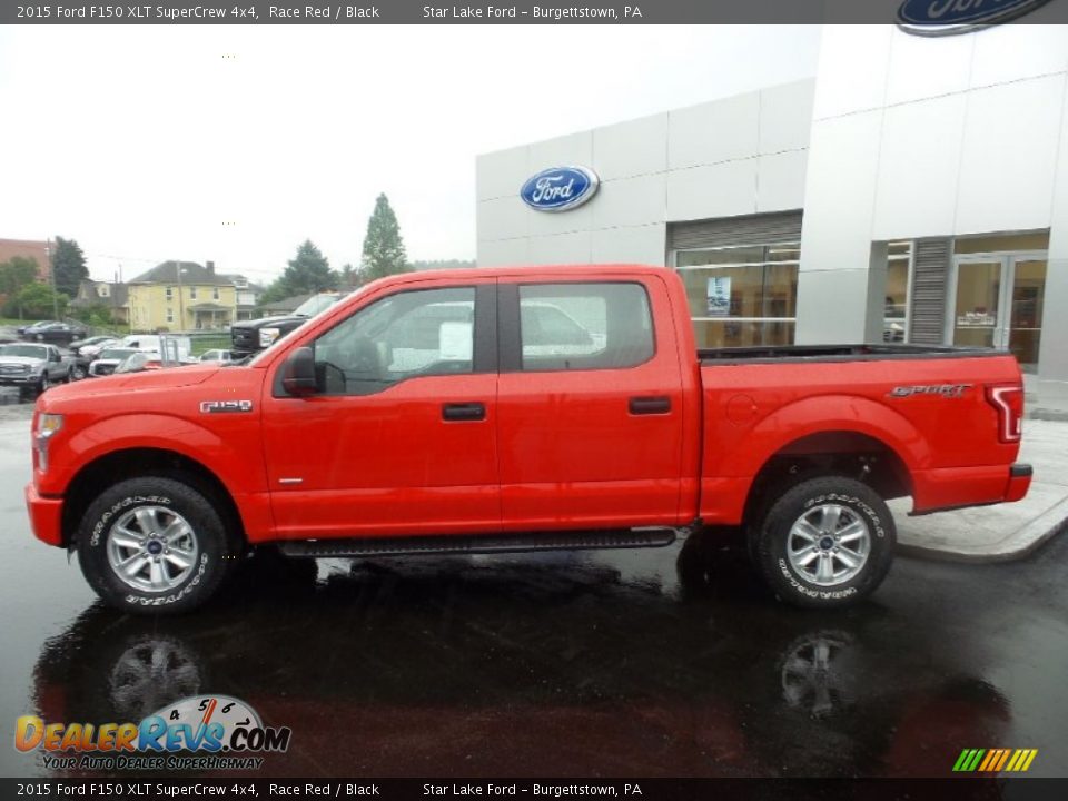 2015 Ford F150 XLT SuperCrew 4x4 Race Red / Black Photo #2