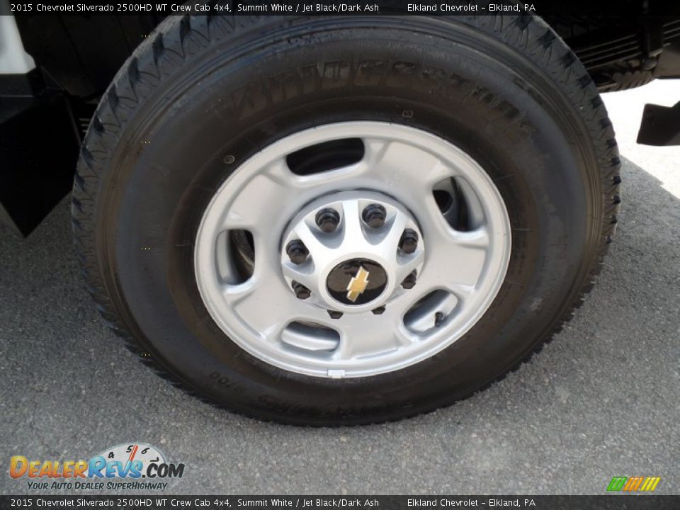 2015 Chevrolet Silverado 2500HD WT Crew Cab 4x4 Summit White / Jet Black/Dark Ash Photo #9