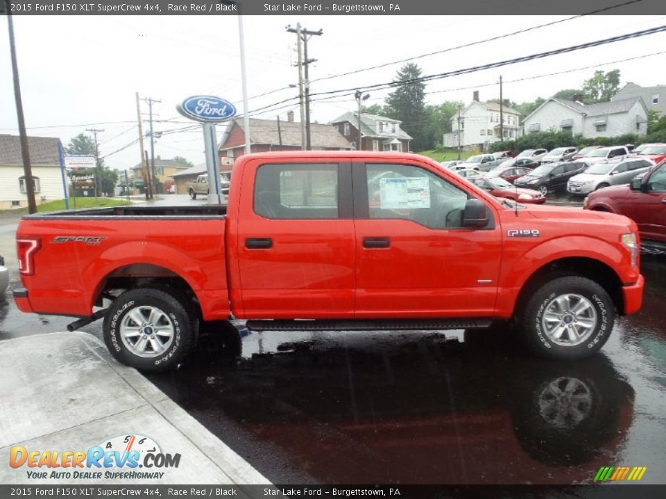 2015 Ford F150 XLT SuperCrew 4x4 Race Red / Black Photo #7