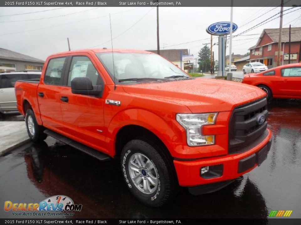 2015 Ford F150 XLT SuperCrew 4x4 Race Red / Black Photo #10