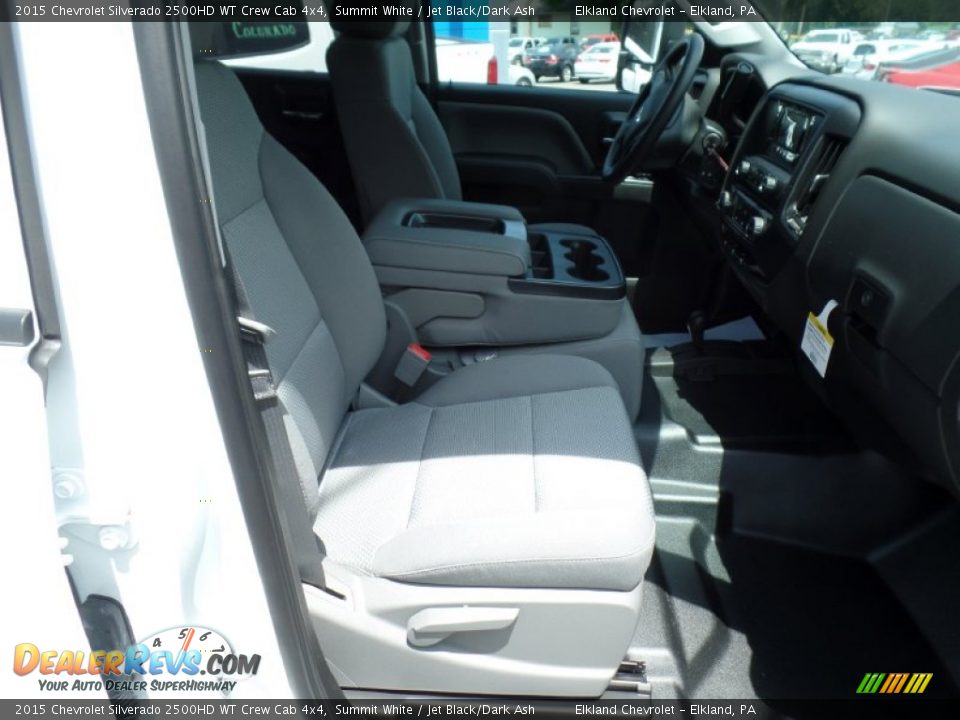 2015 Chevrolet Silverado 2500HD WT Crew Cab 4x4 Summit White / Jet Black/Dark Ash Photo #17