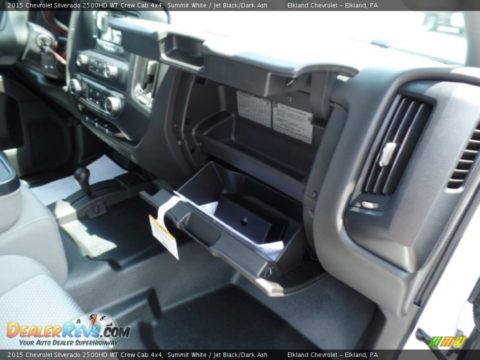 2015 Chevrolet Silverado 2500HD WT Crew Cab 4x4 Summit White / Jet Black/Dark Ash Photo #18