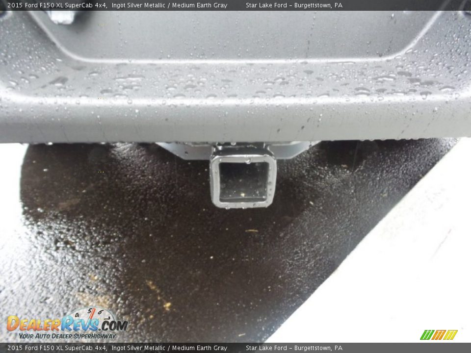 2015 Ford F150 XL SuperCab 4x4 Ingot Silver Metallic / Medium Earth Gray Photo #5