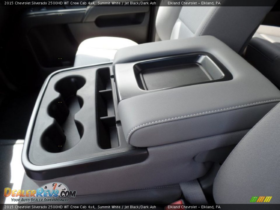 2015 Chevrolet Silverado 2500HD WT Crew Cab 4x4 Summit White / Jet Black/Dark Ash Photo #31