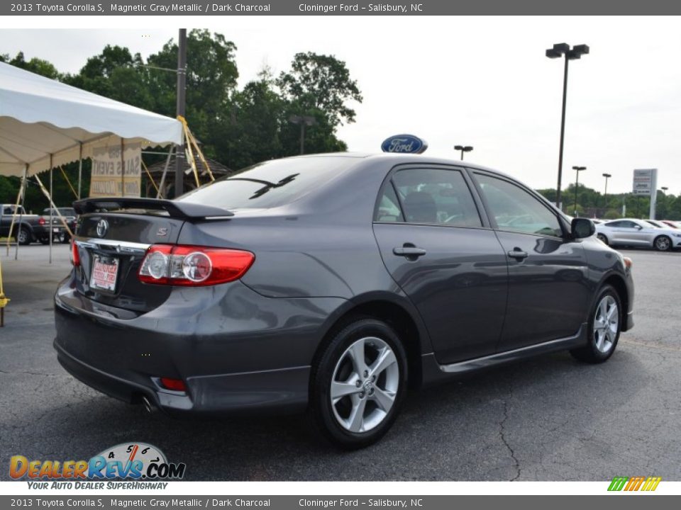 2013 Toyota Corolla S Magnetic Gray Metallic / Dark Charcoal Photo #3