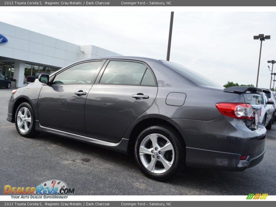 2013 Toyota Corolla S Magnetic Gray Metallic / Dark Charcoal Photo #5