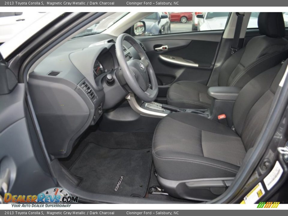 2013 Toyota Corolla S Magnetic Gray Metallic / Dark Charcoal Photo #10
