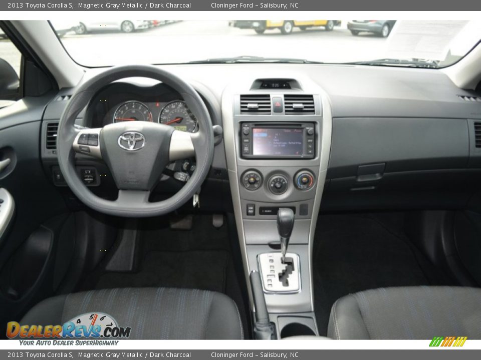 2013 Toyota Corolla S Magnetic Gray Metallic / Dark Charcoal Photo #12