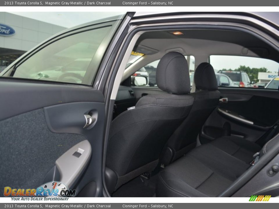 2013 Toyota Corolla S Magnetic Gray Metallic / Dark Charcoal Photo #13