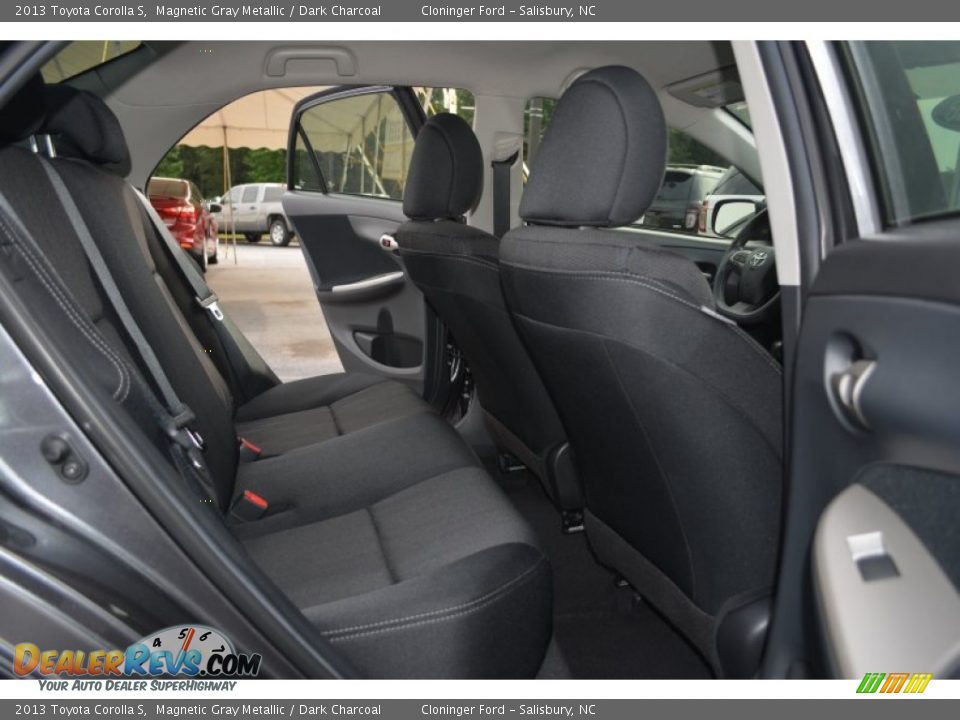 2013 Toyota Corolla S Magnetic Gray Metallic / Dark Charcoal Photo #15