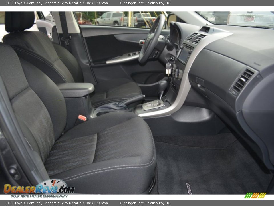 2013 Toyota Corolla S Magnetic Gray Metallic / Dark Charcoal Photo #17