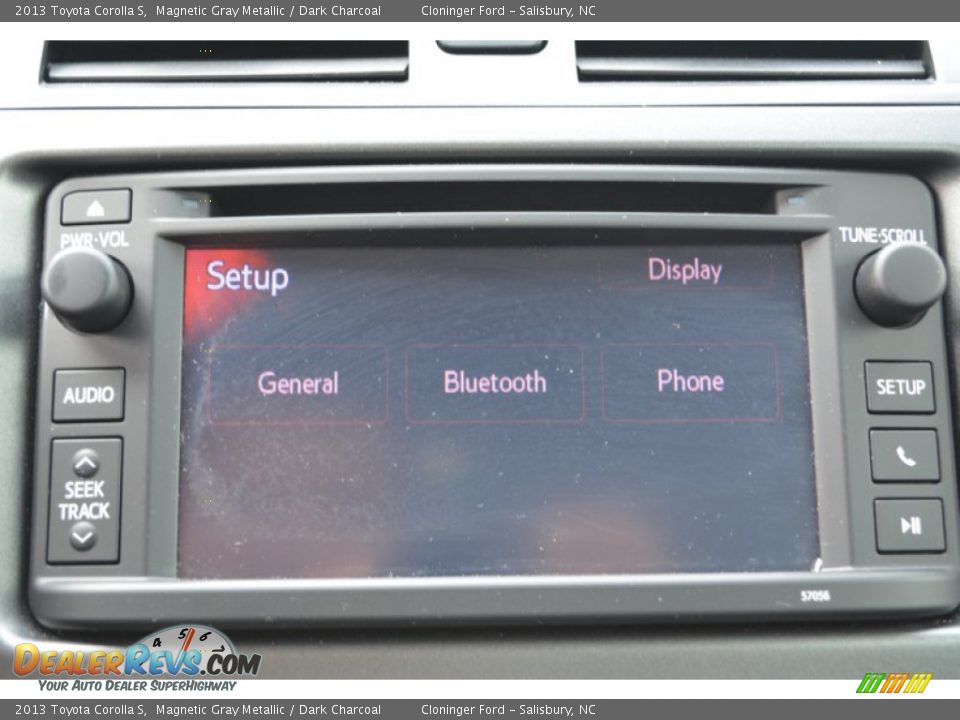 2013 Toyota Corolla S Magnetic Gray Metallic / Dark Charcoal Photo #19