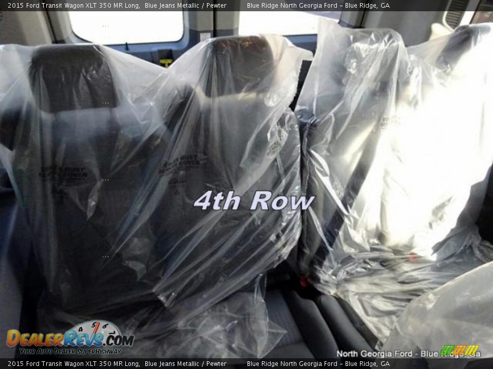 2015 Ford Transit Wagon XLT 350 MR Long Blue Jeans Metallic / Pewter Photo #17