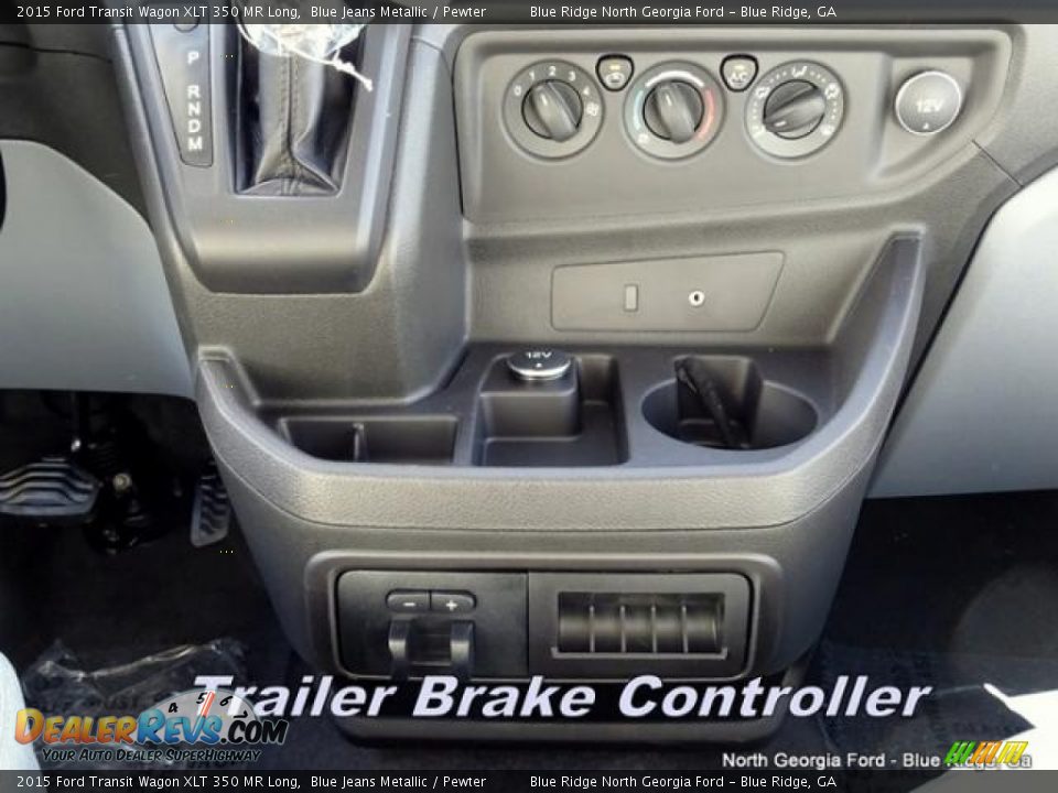 2015 Ford Transit Wagon XLT 350 MR Long Blue Jeans Metallic / Pewter Photo #25