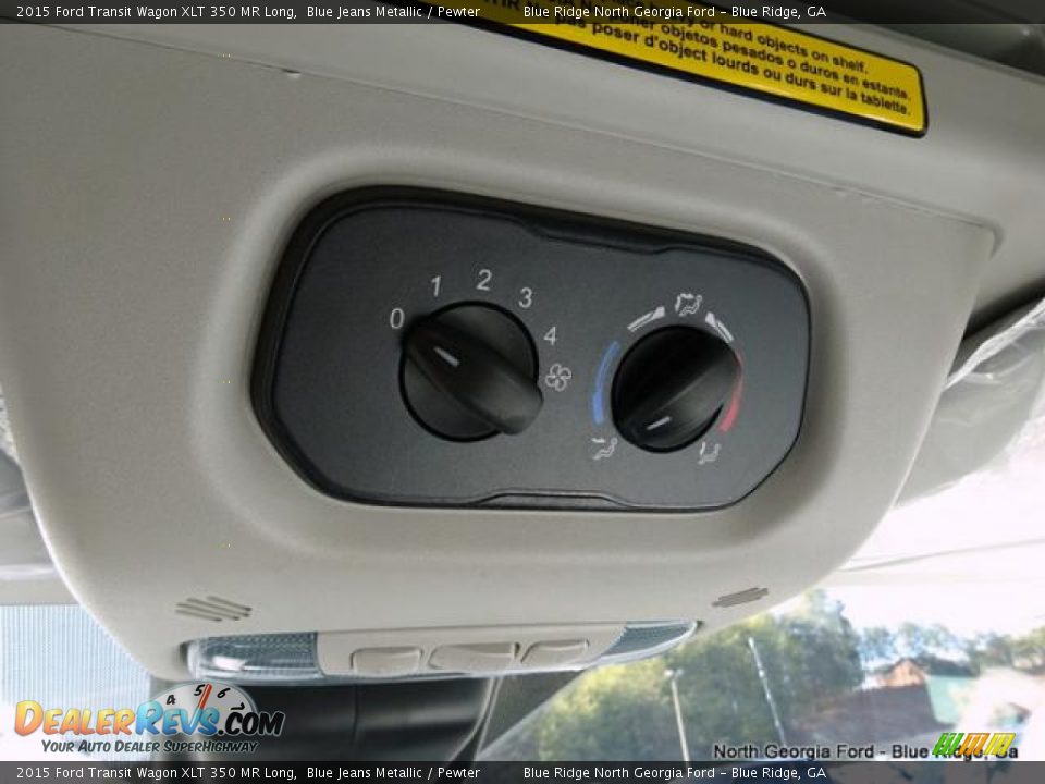 2015 Ford Transit Wagon XLT 350 MR Long Blue Jeans Metallic / Pewter Photo #27