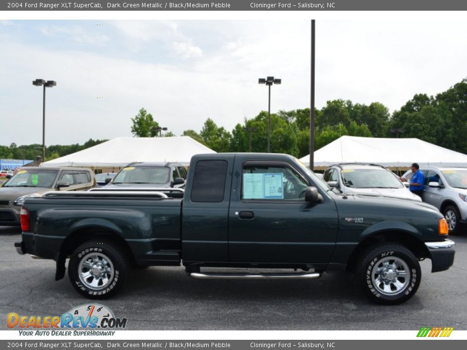 Dark Green Metallic 2004 Ford Ranger XLT SuperCab Photo #2