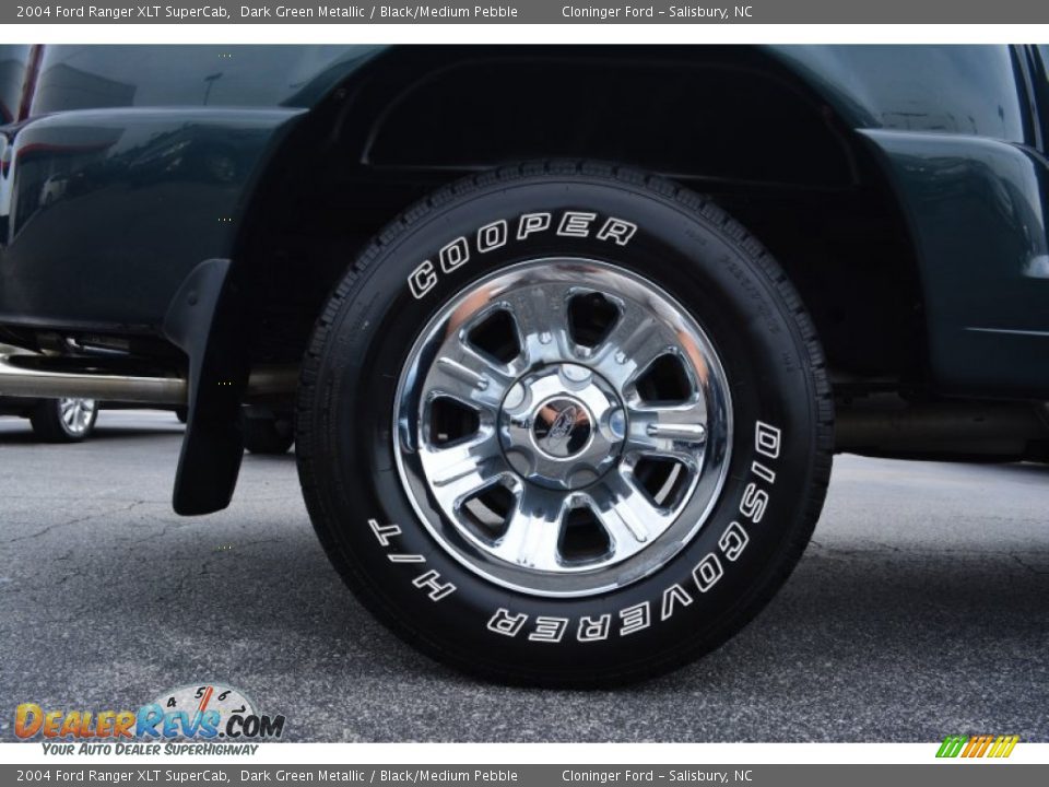 2004 Ford Ranger XLT SuperCab Dark Green Metallic / Black/Medium Pebble Photo #8