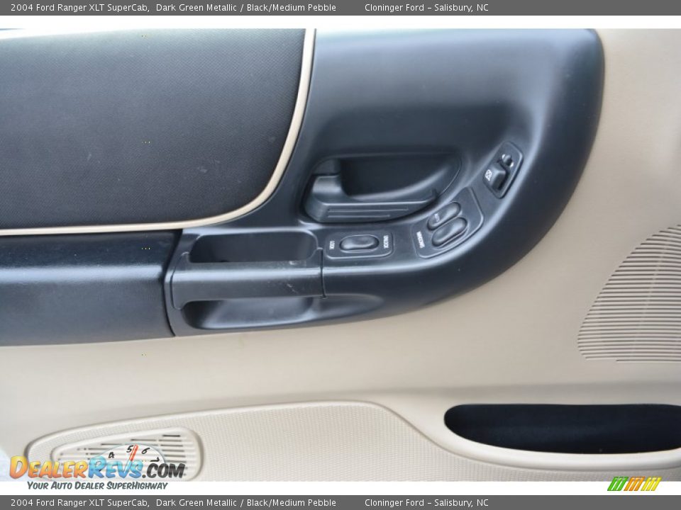 2004 Ford Ranger XLT SuperCab Dark Green Metallic / Black/Medium Pebble Photo #9