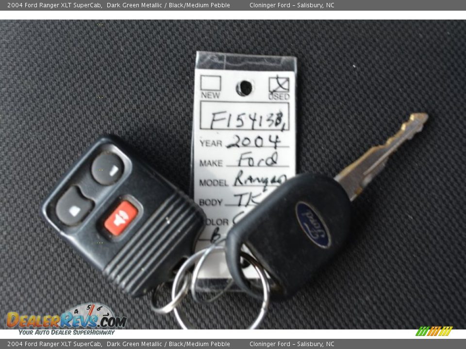2004 Ford Ranger XLT SuperCab Dark Green Metallic / Black/Medium Pebble Photo #22