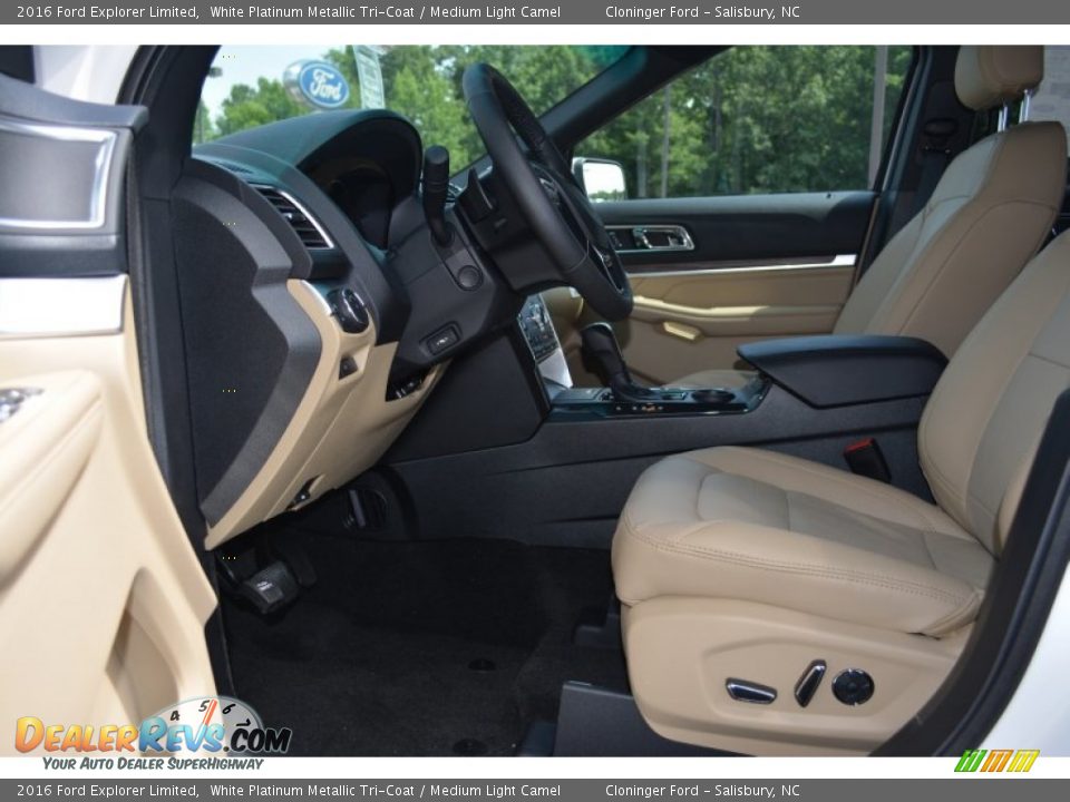 Medium Light Camel Interior - 2016 Ford Explorer Limited Photo #7