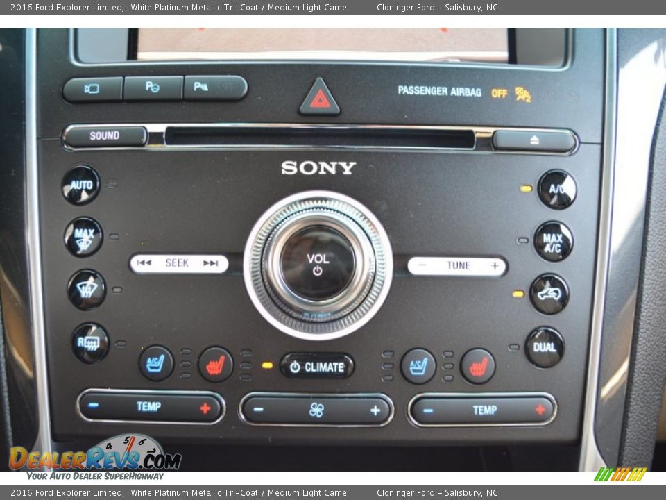 Audio System of 2016 Ford Explorer Limited Photo #22