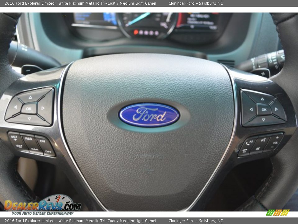 2016 Ford Explorer Limited Steering Wheel Photo #24