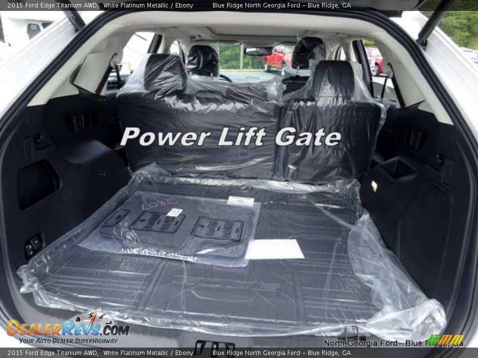 2015 Ford Edge Titanium AWD White Platinum Metallic / Ebony Photo #13