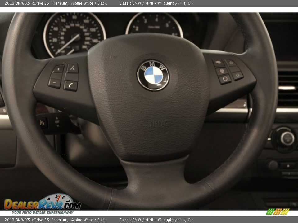 2013 BMW X5 xDrive 35i Premium Alpine White / Black Photo #6