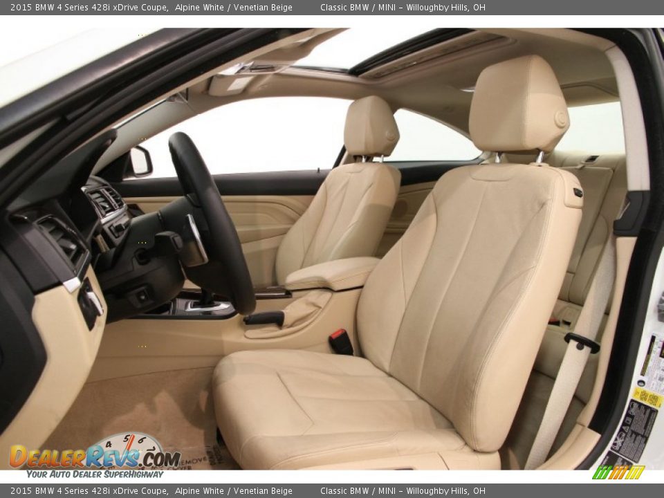 Front Seat of 2015 BMW 4 Series 428i xDrive Coupe Photo #6
