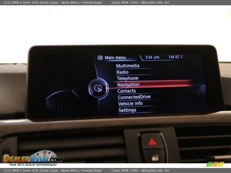 Controls of 2015 BMW 4 Series 428i xDrive Coupe Photo #13