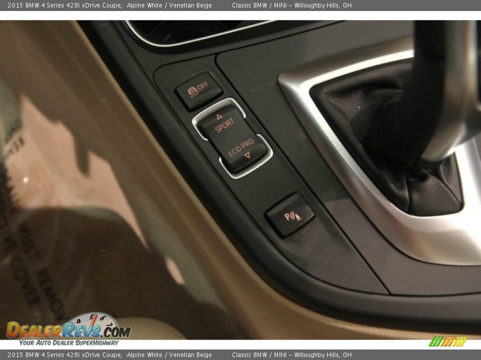 2015 BMW 4 Series 428i xDrive Coupe Alpine White / Venetian Beige Photo #19