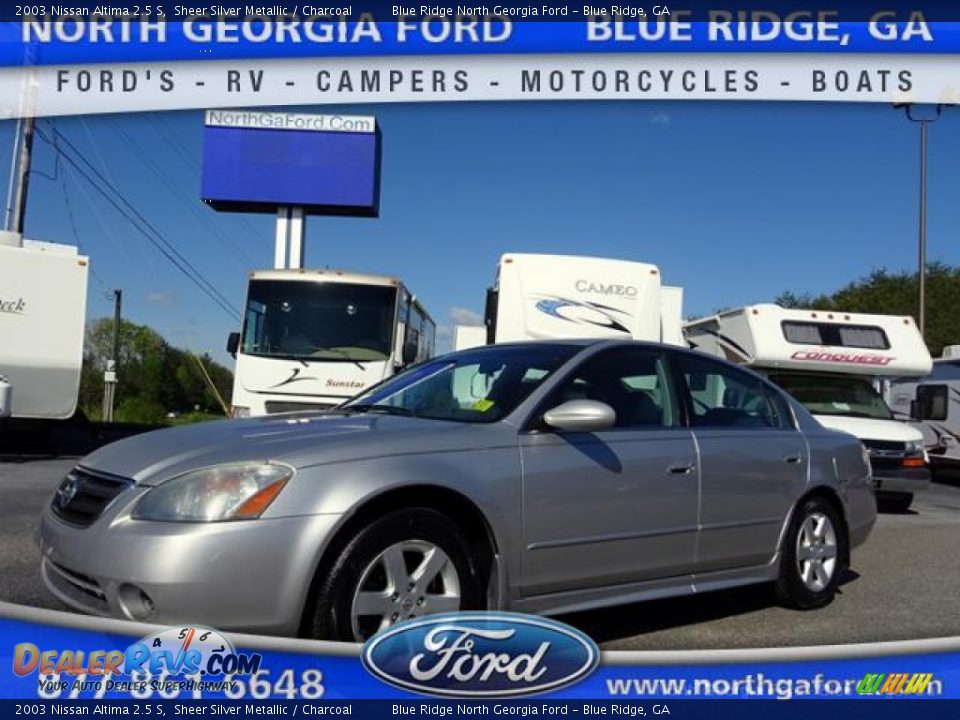 2003 Nissan Altima 2.5 S Sheer Silver Metallic / Charcoal Photo #1
