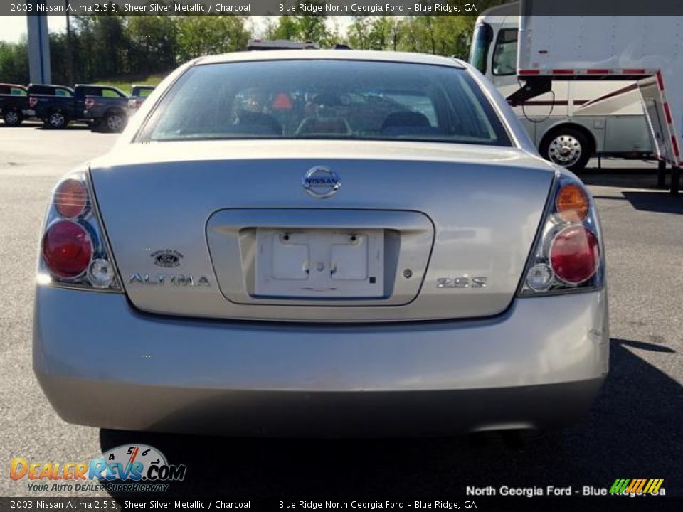 2003 Nissan Altima 2.5 S Sheer Silver Metallic / Charcoal Photo #4