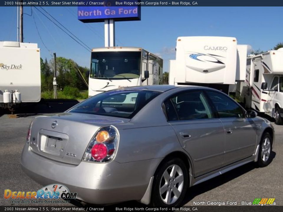 2003 Nissan Altima 2.5 S Sheer Silver Metallic / Charcoal Photo #5