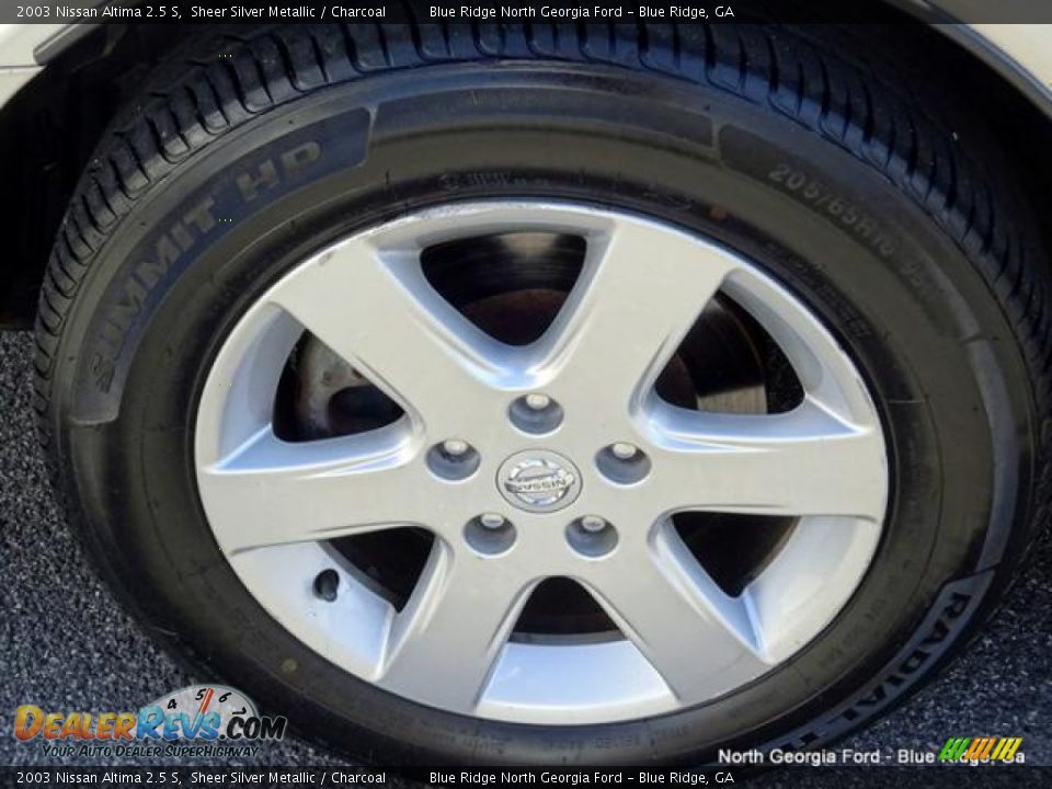 2003 Nissan Altima 2.5 S Sheer Silver Metallic / Charcoal Photo #9