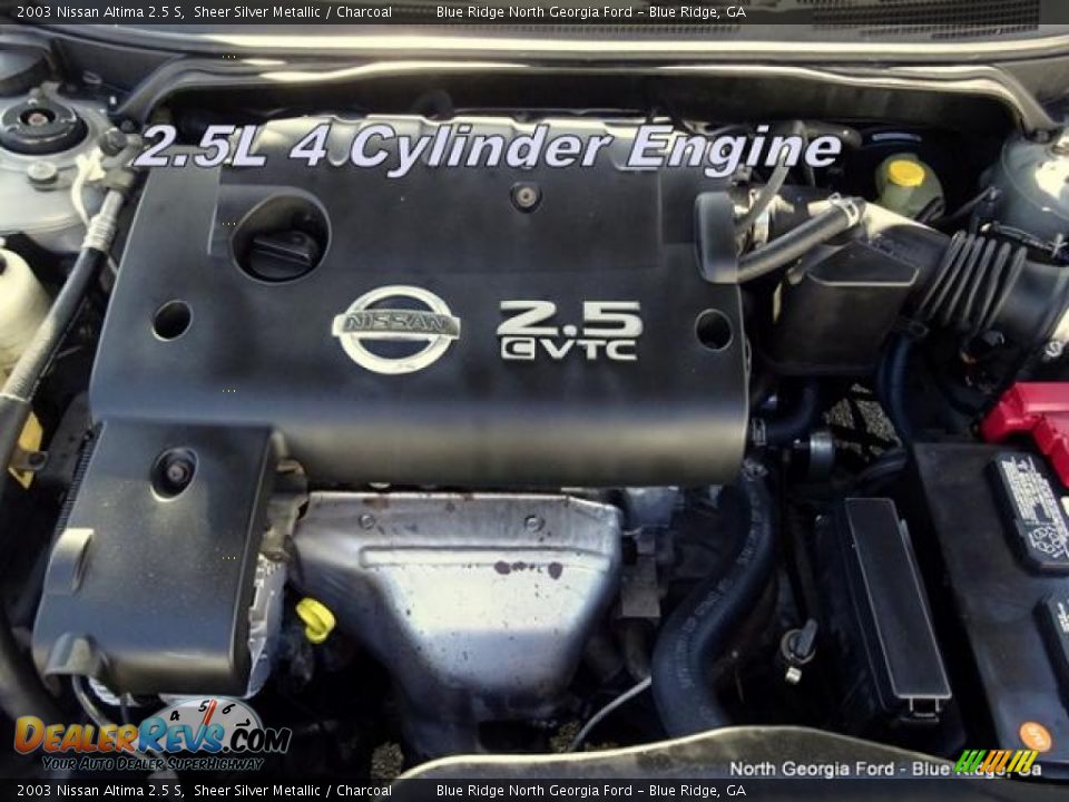 2003 Nissan Altima 2.5 S Sheer Silver Metallic / Charcoal Photo #10