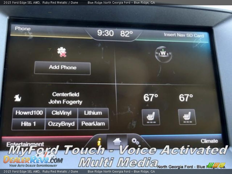 2015 Ford Edge SEL AWD Ruby Red Metallic / Dune Photo #21