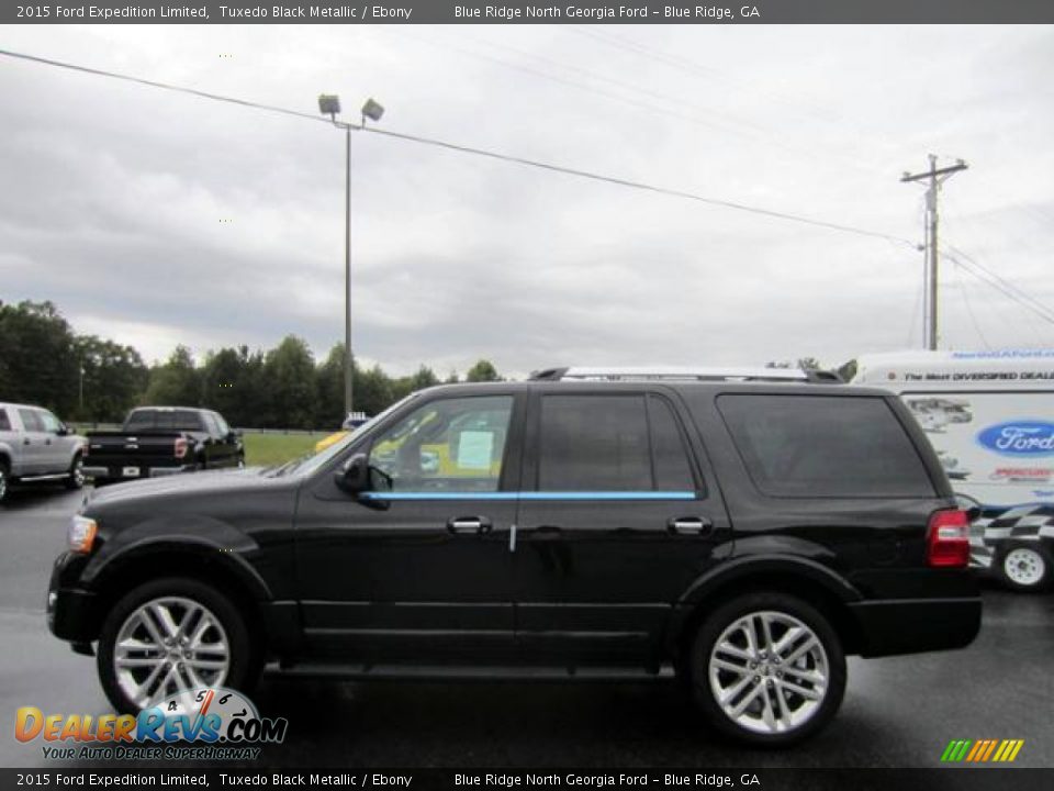 2015 Ford Expedition Limited Tuxedo Black Metallic / Ebony Photo #2