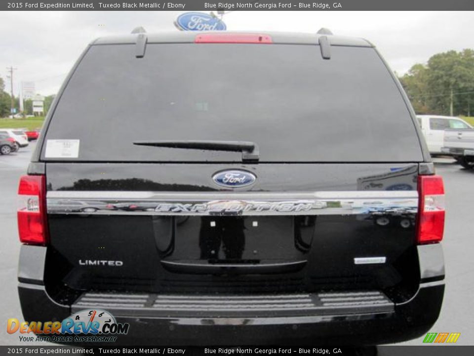 2015 Ford Expedition Limited Tuxedo Black Metallic / Ebony Photo #4