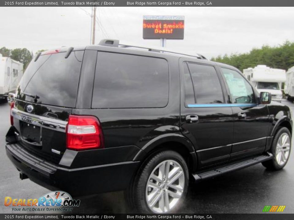 2015 Ford Expedition Limited Tuxedo Black Metallic / Ebony Photo #5