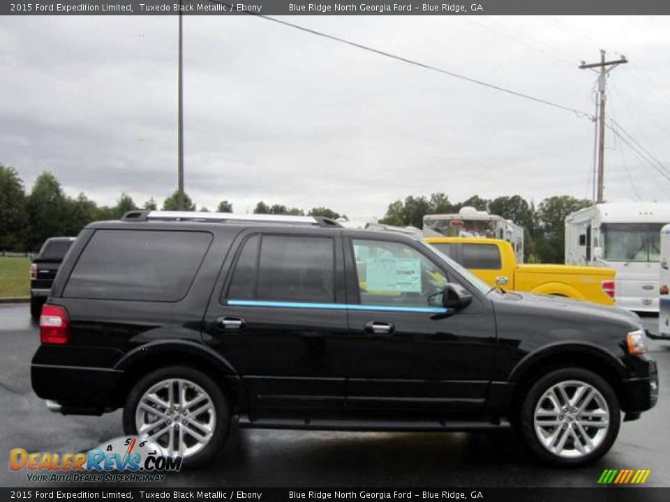 2015 Ford Expedition Limited Tuxedo Black Metallic / Ebony Photo #6
