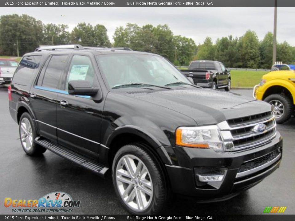 2015 Ford Expedition Limited Tuxedo Black Metallic / Ebony Photo #7