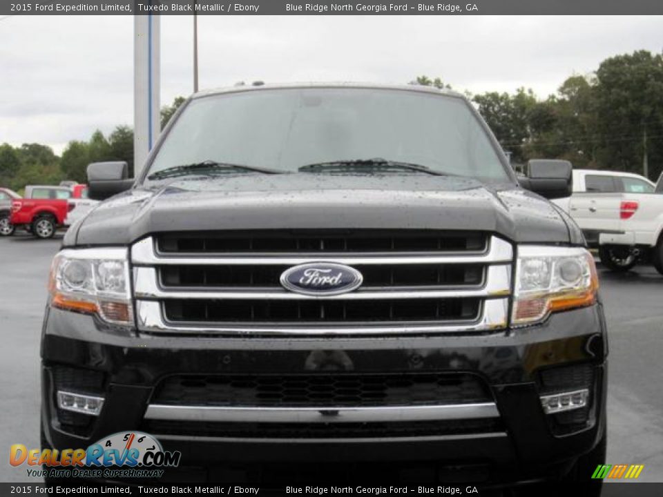 2015 Ford Expedition Limited Tuxedo Black Metallic / Ebony Photo #8