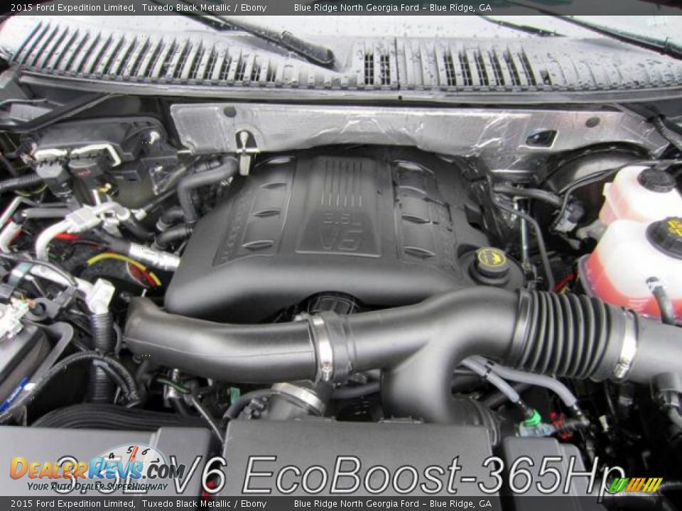 2015 Ford Expedition Limited Tuxedo Black Metallic / Ebony Photo #10