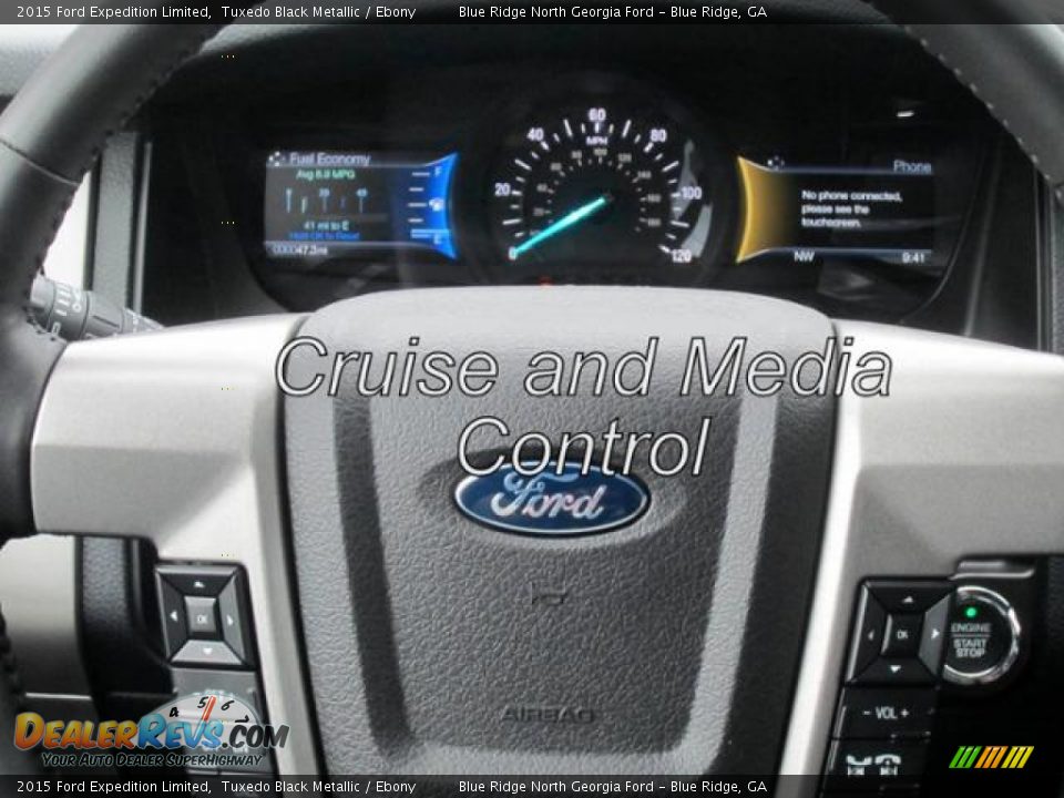 2015 Ford Expedition Limited Tuxedo Black Metallic / Ebony Photo #19