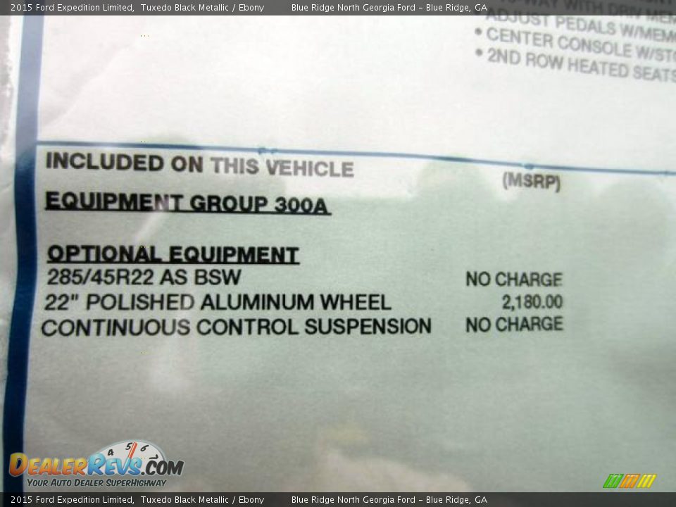 2015 Ford Expedition Limited Tuxedo Black Metallic / Ebony Photo #29