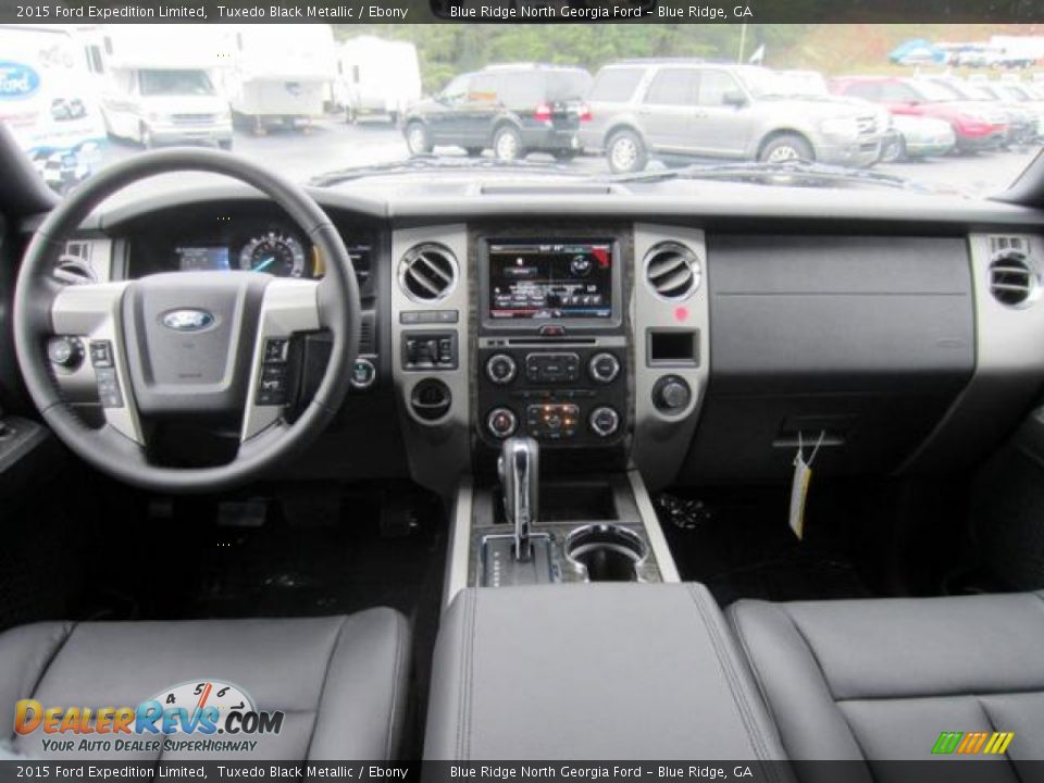 2015 Ford Expedition Limited Tuxedo Black Metallic / Ebony Photo #35